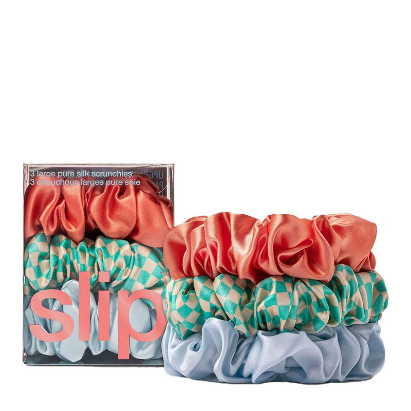 Silk Scrunchie 3 Pack Large image number 9